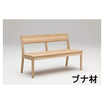 (6月29日より値上がり)カリモク 背もたれ付き2Pベンチ 板座ver. CU4742V000 CU4742I000 ブナ材 送料無料