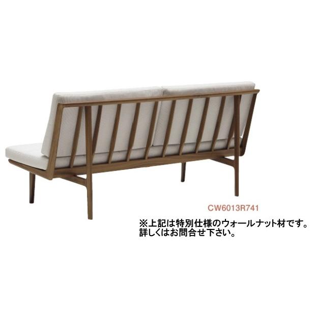 カリモク 布3Pベンチ CW6003E741 送料無料の画像