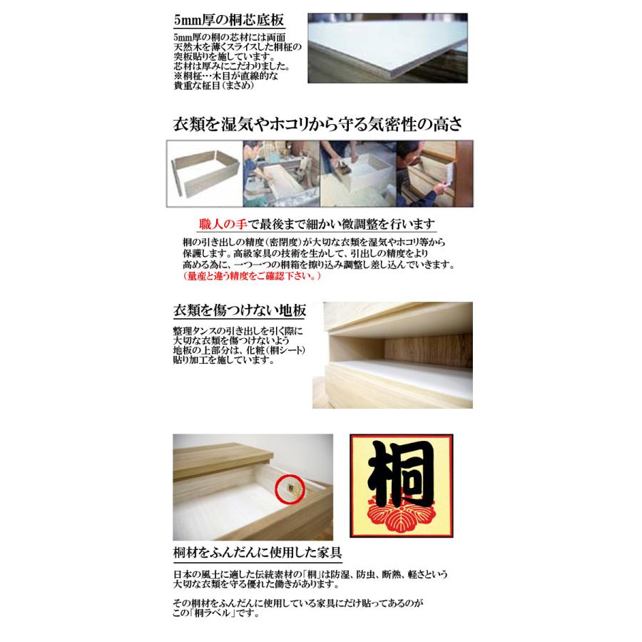 ローチェスト フィット 80-3段 奥行44 55 オーク色 ウォールナット色 ホワイト 送料無料 国産家具_2