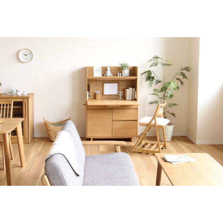 デスクA No.90 幅90 ナチュラルオーク・ダークオーク・カフェオーク ナラ材 浜本工芸 送料無料 国産 | 浜本工芸 | 11