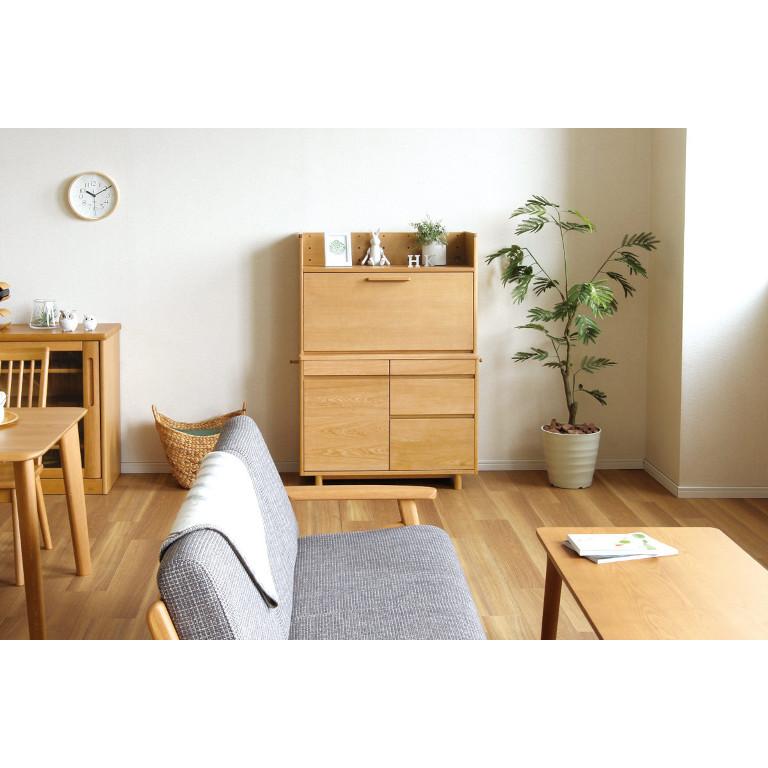 デスクA No.90 幅90 ナチュラルオーク・ダークオーク・カフェオーク ナラ材 浜本工芸 送料無料 国産 | 浜本工芸 | 12