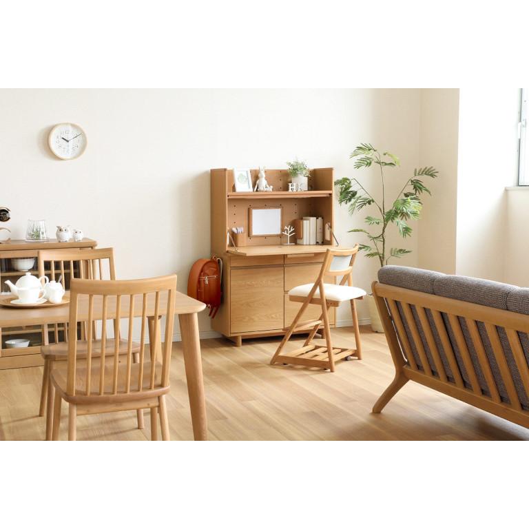 デスクA No.90 幅90 ナチュラルオーク・ダークオーク・カフェオーク ナラ材 浜本工芸 送料無料 国産 | 浜本工芸 | 09