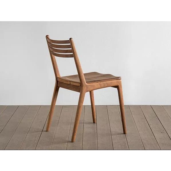 シキファニチア ダイニングチェア スリット(板座) 肘無し