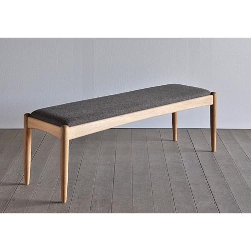 シキファニチア ベンチ ノース 幅120 ウォールナット材 ブラック