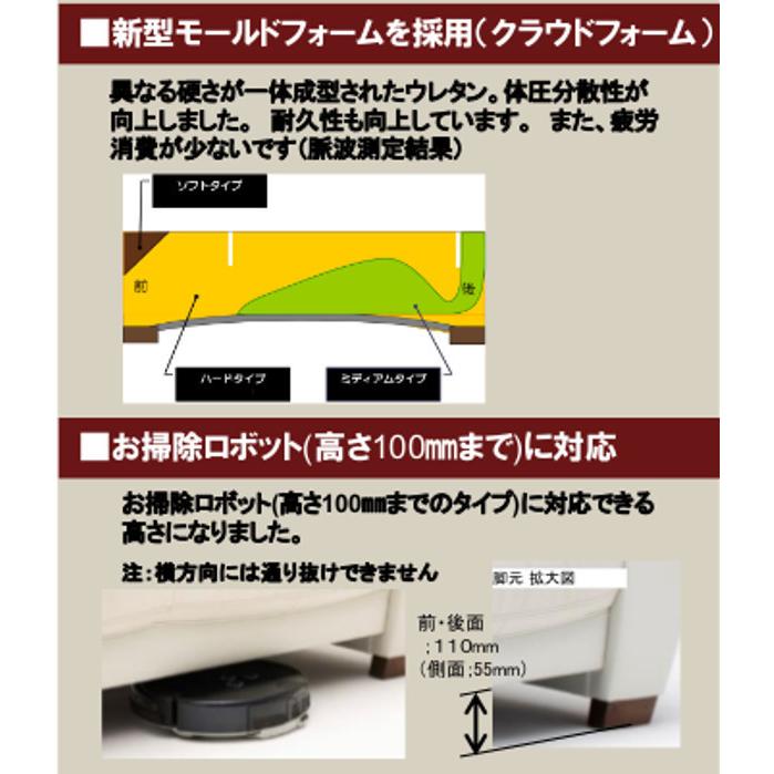 カリモク ソファー2Pロングワイド(幅183) UW7322N382 ヴィンテージオーダー 布張り 送料無料_2