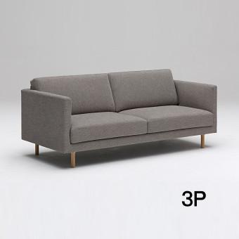 カリモク 3Pソファー 木管脚タイプ UW9013E934 レギュラーシート UW9063E934 ソフトシート 送料無料