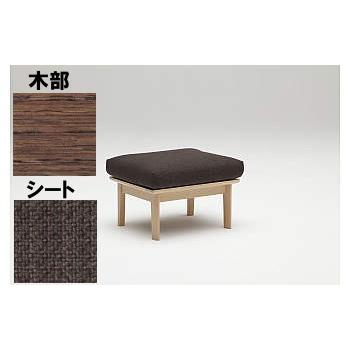 カリモク家具 - カリモク 布腰掛け WG3026K412 オーク材材ver. 貨物輸送無料 ソファ、ソファベッド-オットマン