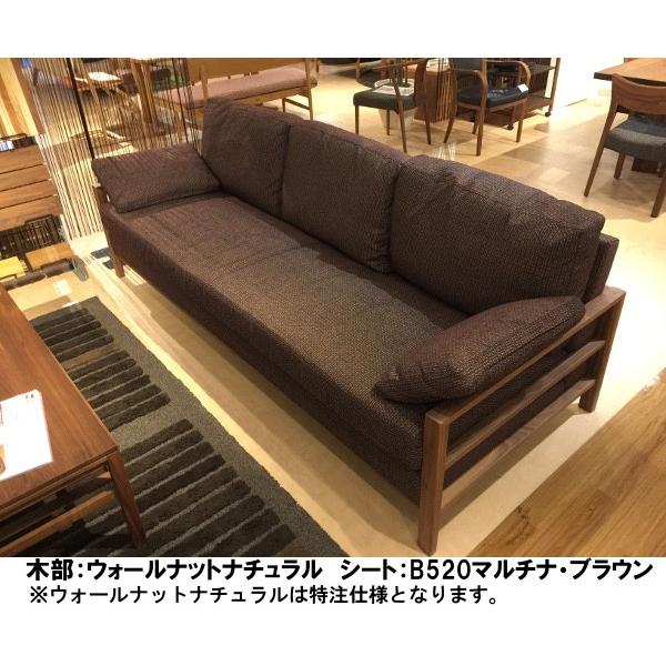 カリモク家具 カリモク 布3Pソファー WT5603K367 オーク 送料