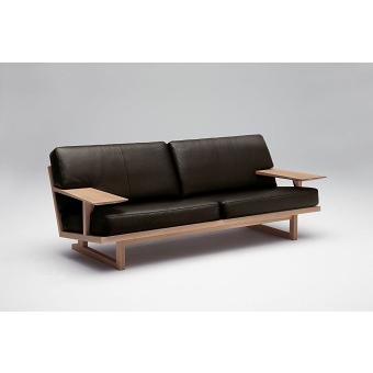 カリモク家具（KARIMOKU FURNITURE） カリモク 本革3Pソファー 