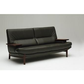カリモク家具（KARIMOKU FURNITURE） カリモク 本革3Pソファー