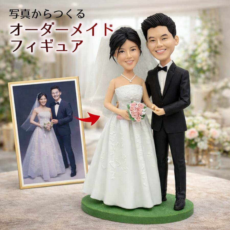 似顔絵フィギュア 人形 手作り粘土肖像 誕生日プレゼント 記念日ギフト