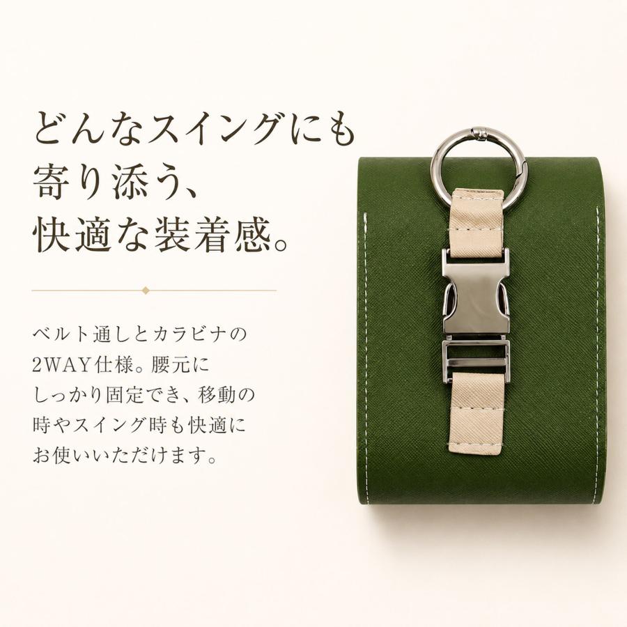 ゴルフボールケース ゴルフポーチ ゴルフボール入れ ボールポーチ PU