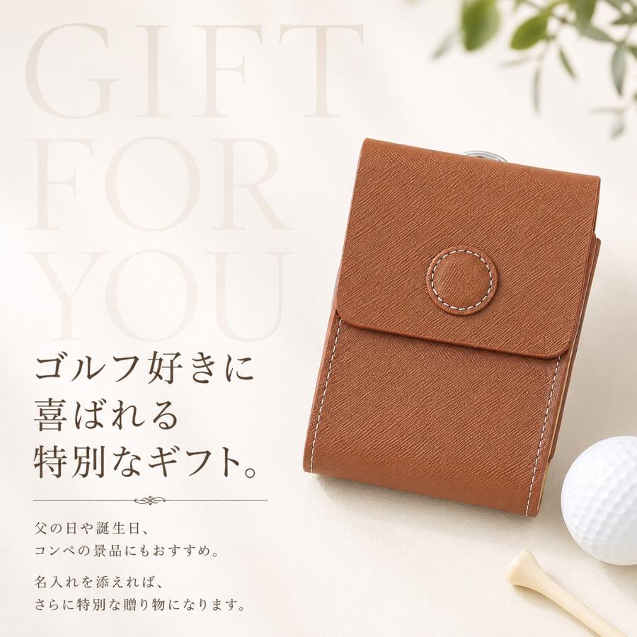 ゴルフボールケース ゴルフポーチ ゴルフボール入れ ボールポーチ PU