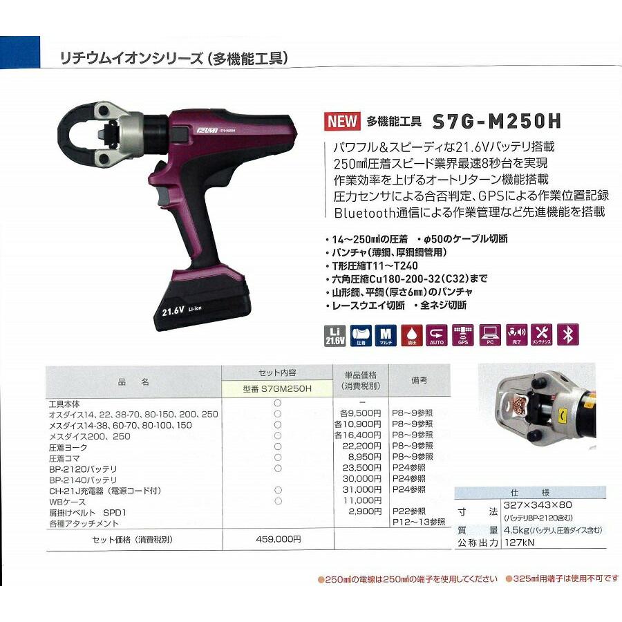 IZUMI（イズミ） マクセルイズミ S7G-M250H 充電工具 電動油圧式多機能 