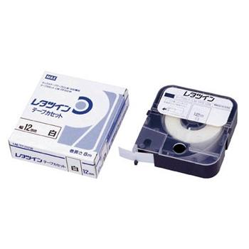 マックス（MAX） LM-TP312W 白 12mm幅/8m巻 レタツイン用テープ