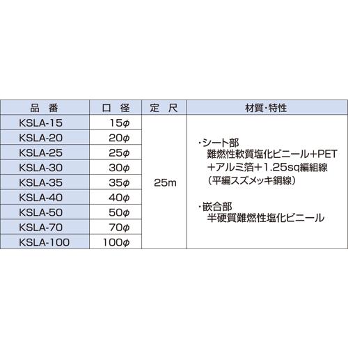 興和化成　KSLA-30　ノイズプロテクトチューブ　スライドロックタイプ　（25m）