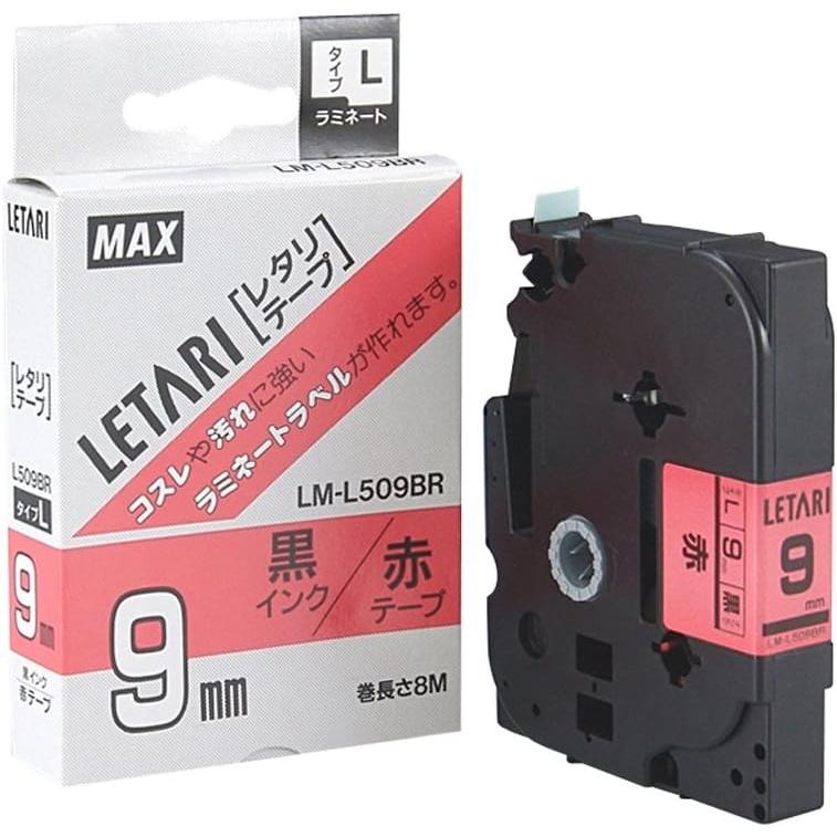 マックス（MAX） LM-L509BS 青/黒文字 ビーポップミニ用テープカセット
