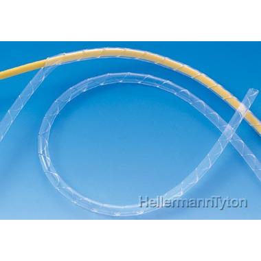ヘラマンタイトン TS-12-FEP スパイラルチューブ 半透明 耐熱 耐薬品 ふっ素樹脂 20m巻 ケーブル保護 配線固定
