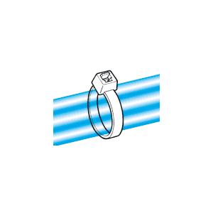 HellermannTyton（ヘラマンタイトン） AB600 ABタイ 乳白 標準 屋内用