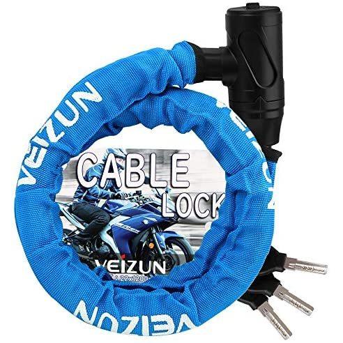 バイクロック チェーンロック ワイヤーロック バイク 自転車 スチールロック タイヤロック Constubos Com Br