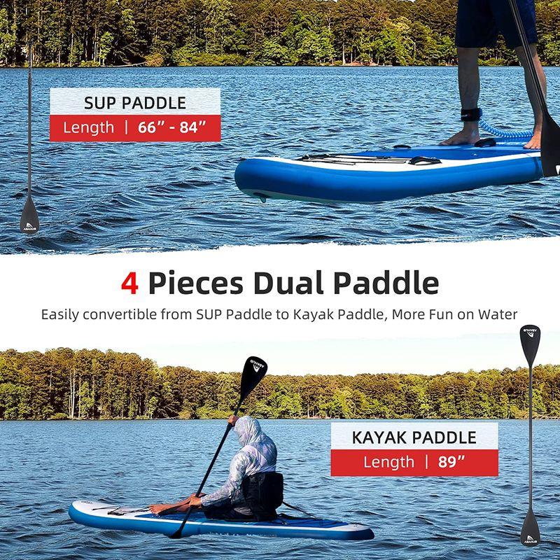 Abahub sup 中古ボード インフレータブル 全長320cm パドル他付き Abahub sup 中古ボード インフレータブル 全長320cm パドル他