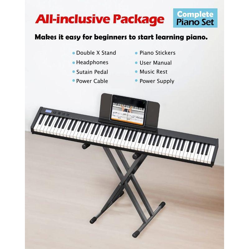 ピアノスタンドセットニコマク NikoMaku 電子ピアノ 88鍵盤 SWAN-S