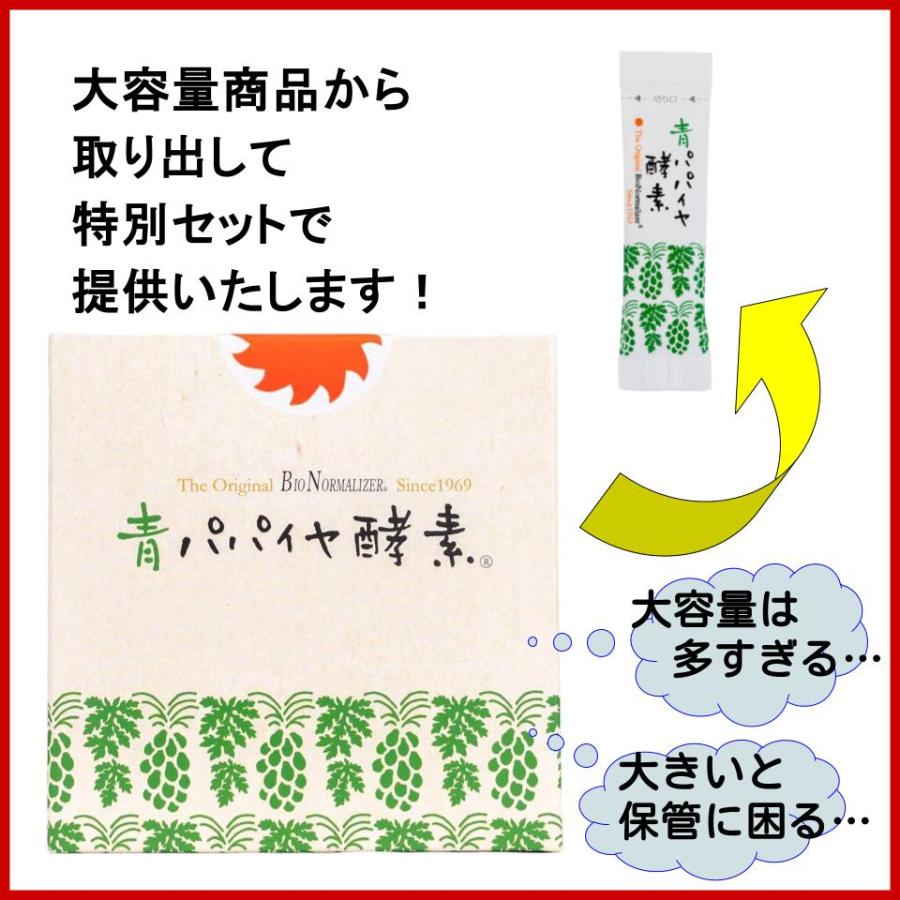 バイオノーマライザー 青パパイヤ酵素 3本 (1本3g) 顆粒タイプ