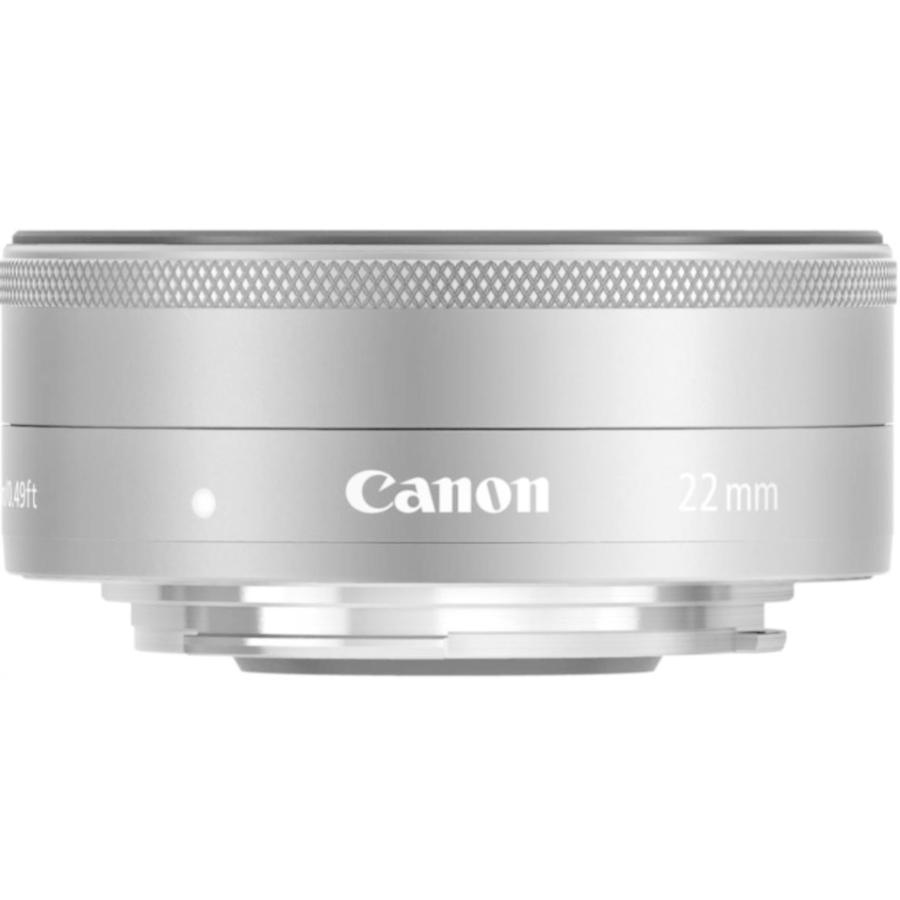 Canon EF-M22mm F2 STM シルバー キャノン 単焦点広角レンズ ミラーレス一眼対応 EF-M222STMSL EOS M専用  EF-Mレンズ APS-Cサイズミラーレス用