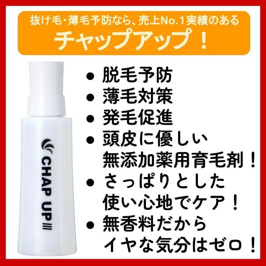 チャップアップ 03 3本 120ml/本 育毛ローション 正規品 旧パッケージ