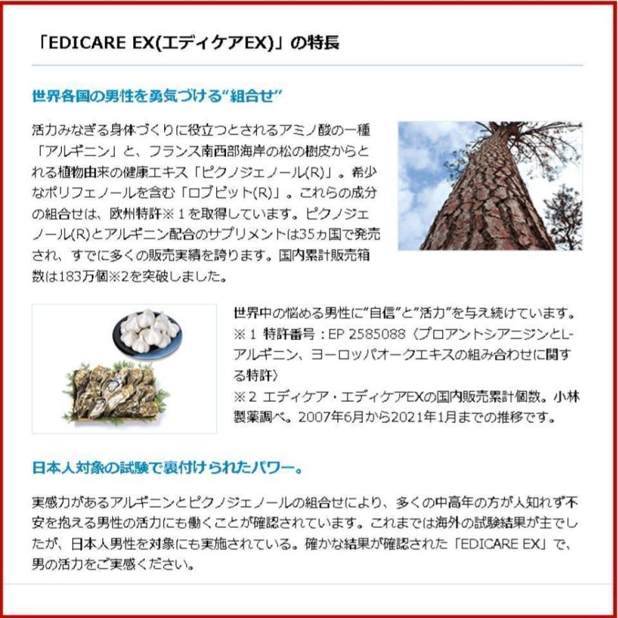 小林製薬 エディケアEX 15袋 45粒(1袋3粒) EDICARE EX アルギニン