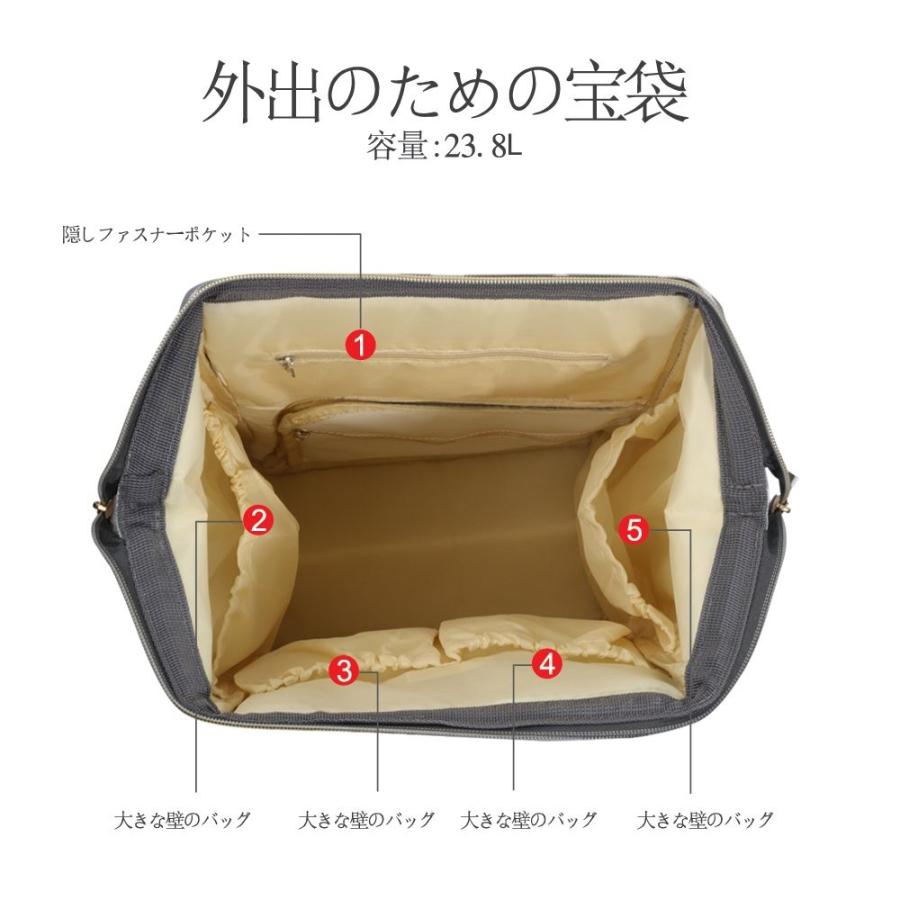 絶妙なデザイン Heyiマザーズバッグ 軽量大容量多機能防水バックパック 人気 おしゃれ シンプルなレジャー旅行のショルダーバッグ アウトドアパッケージ ハ マタニティ 産後用品