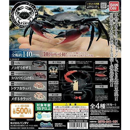 注目ブランド いきもの大図鑑 かに 全4種 フルコンプ ガチャガチャ 通販ショップ Labirynt Lomza Pl
