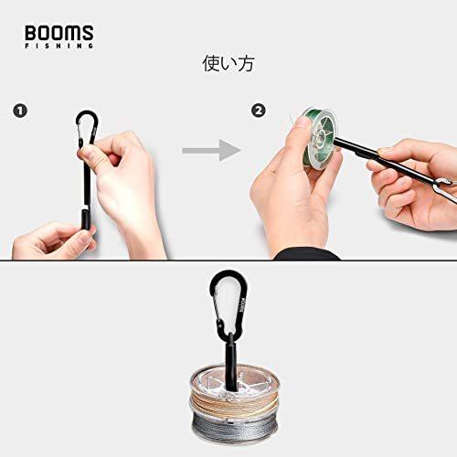 Booms Fishing Ff3 カラビナ式ピンオンリール 2個 フィッシング フォーセップ ティペットホルダー 尻手ロープ マグネットリリーサー ラインカッター 7点セット おすすめネット