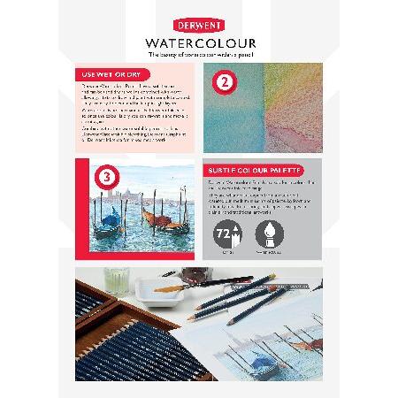 水彩色鉛筆  72色  【ダーウェント】 水彩色鉛筆 72色 【ダーウェント】