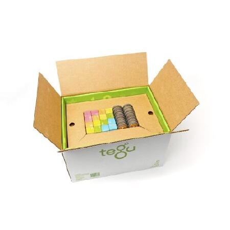 【希少】 130ピースTeguクラスルームマグネット式木製ブロックセット K-12-001-SJG 【YW1170016524】(42687円)