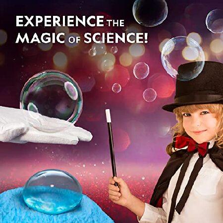 人気が高まる NATIONAL GEOGRAPHIC (ナショナルジオグラフィック) マジックケミストリーセット - 科学で素晴らしいトリックを演奏 白い手袋と魔法の杖でマジックショーを作る