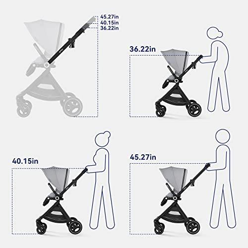  Reversible Baby Stroller, ELITTLE EMU Full-Size