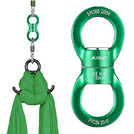 独特な 送料無料 AusKit Swing Swivel， 35 KN Safest Rotational Device Hanging Accessory for Web Tree Swing， Therapy Swing， Aerial Dance， Swing Spinner Hanger， Rock Clim