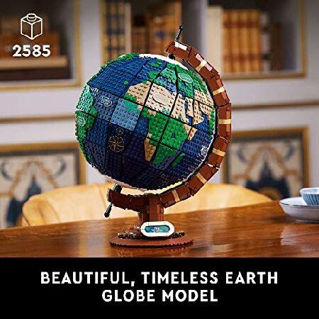 標準小売価格 LEGO Ideas The Globe 21332 Building Set; Build-and-Display Model for Adults; Vintage-Style Spinning Earth Globe; Home Decor Gift for People with a Pas