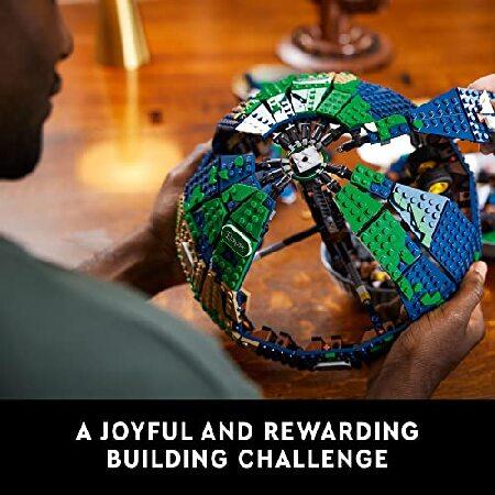 標準小売価格 LEGO Ideas The Globe 21332 Building Set; Build-and-Display Model for Adults; Vintage-Style Spinning Earth Globe; Home Decor Gift for People with a Pas