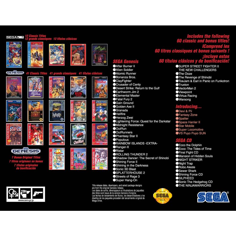 56%OFF!】 あすつく対応 セガ ジェネシスミニ２SEGA Genesis Mini 2