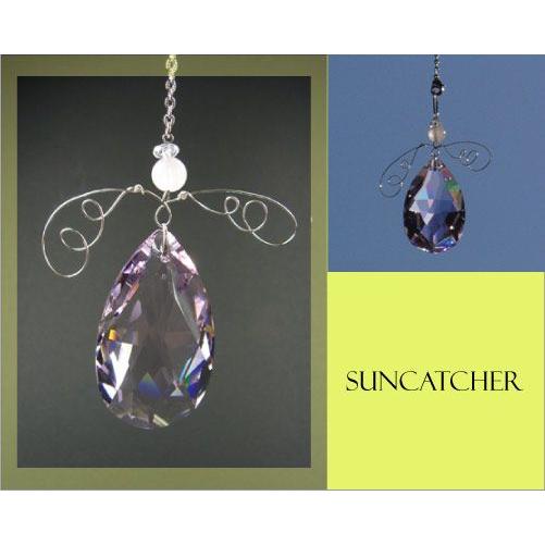 SWAROVSKI（スワロフスキー） サンキャッチャー ピンクエンジェル 父の
