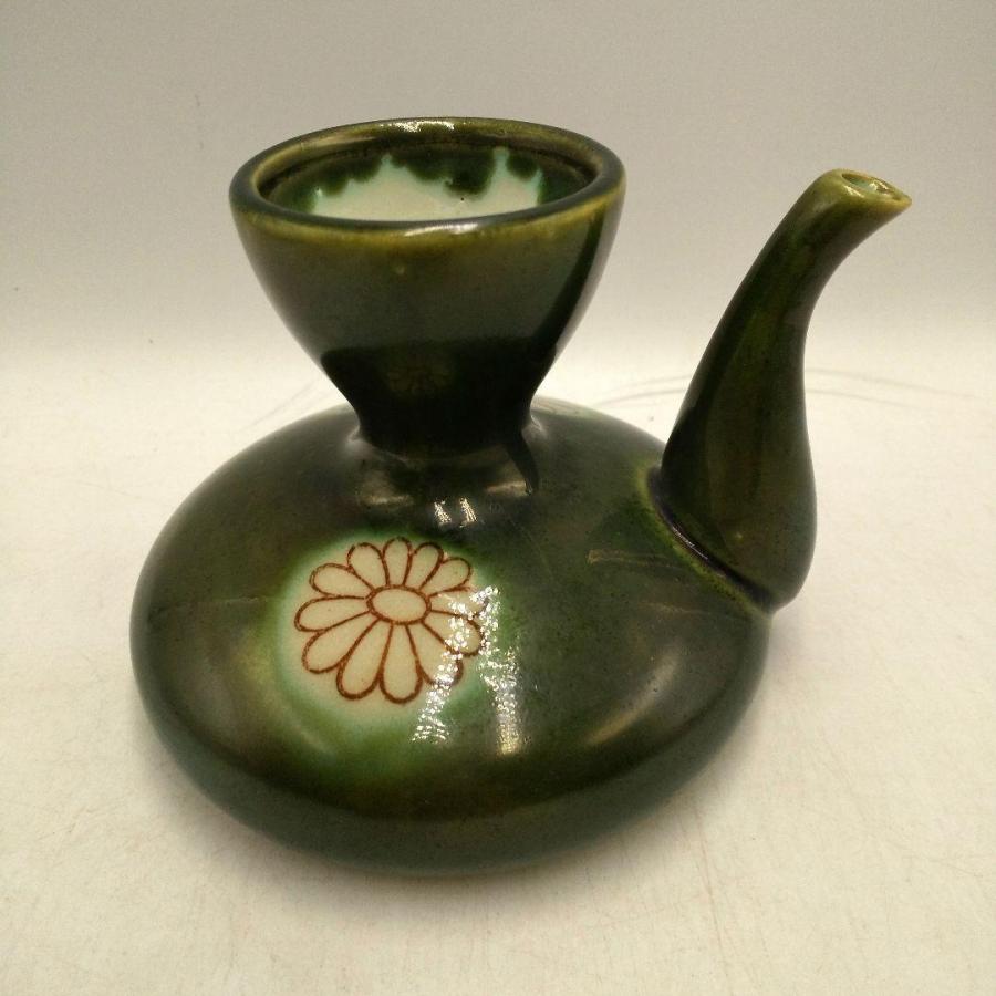 燗瓶 織部菊 かんぴん 熱燗 お酒 陶器 徳利 : よろづや百貨 Yahoo店