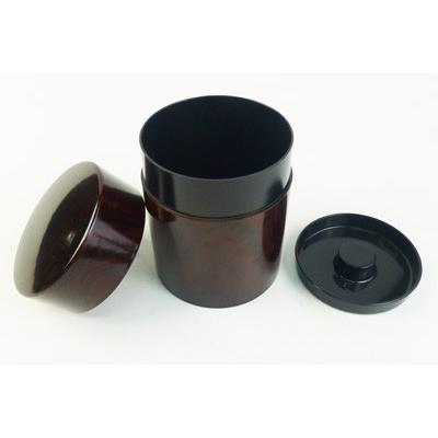 木地呂　蓋付き容器　茶器 木地呂蓋付き容器茶器