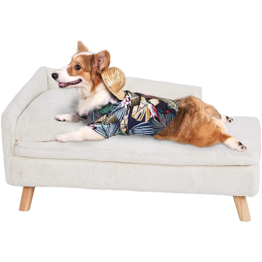 Bingopaw 小型犬ソファーベッド 中型犬 猫椅子ベッド 大きい 四角 2匹 防水 洗えるカバー ふわふわ 暖かい ヒーター使える 冬 夏オールシ 本物品質の
