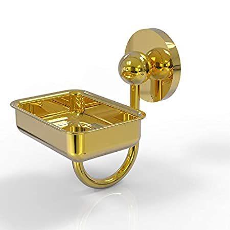 【在庫一掃】 Allied Brass Allied by Brass Polished Liner, Glass with Dish Soap P1032-PB 小物収納、小物入れ