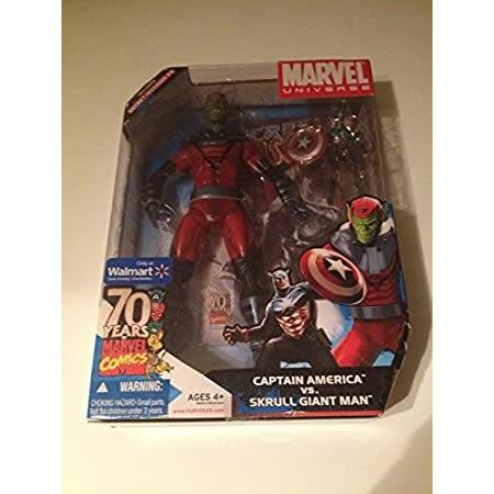 Marvel 贈与 Universe Captain America VS Skrull Action Figure Man Exclusive 大人気 Giant