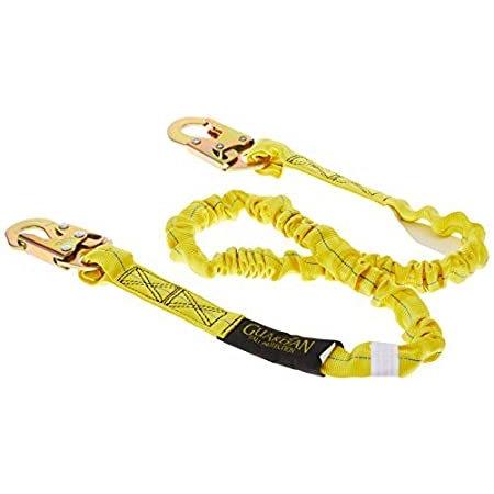 Fall Protection 6 ft Internal Shock Lanyard with Single Leg and Snap Hook 