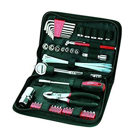 APOLLO TOOLS 56 Piece Compact Metric Auto Tool Set in Zippered Case, Small