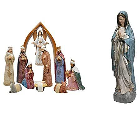 2021人気No.1の of Story The Hour Comfy Jesus Maria Art Resin 20" Collection Scene Nativity その他レディースアクセサリー